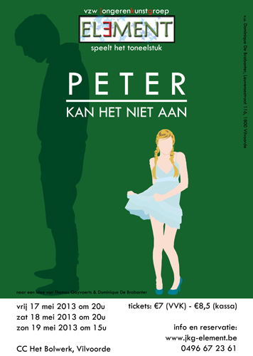 Peter kan het niet aan